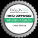 Chris Barton Highly Commended Wellbeing Coach National Coaching Awards 2024