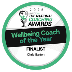 Chris Barton, Finalist, Wellbeing Coach Of The Year - National Coaching Awards 2025